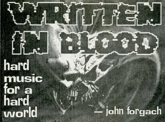 Written in Blood